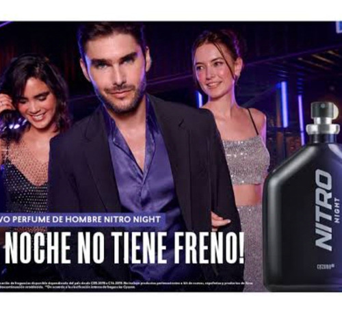 Eau De Toilette De Hombre Nitro Nigth 100 Ml