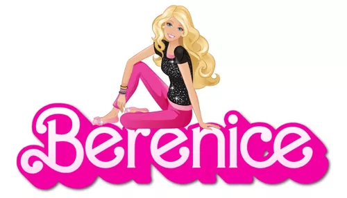 Logo Digital Personalizado De Cumpleaños Barbie