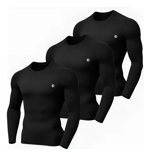 Urban Republic Kit 3 Camisetas Masculinas Térmica Segunda Pele Proteç