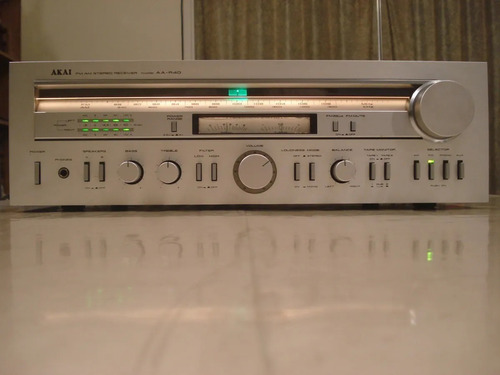 Imagen 6 de 9 de Impecable Sintoamplificador Akai Aa-r40, Original, Dabaudio