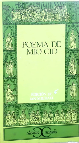 Poema Del Mio Cid Anónimo Clásicos Castalia Usado #