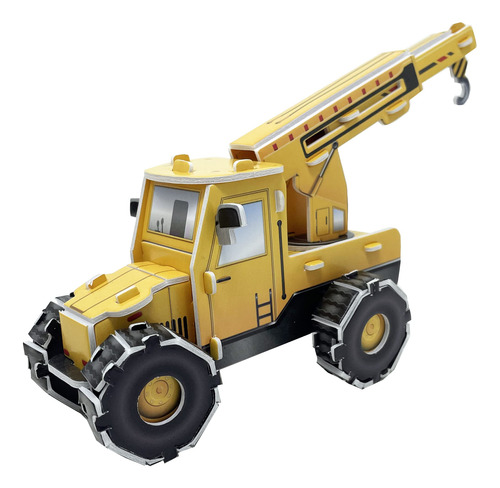 Puzzle 3d - Máquinas De Construcción Mini Rompecabeza 3d
