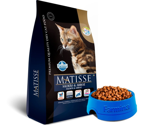 Alimento Matisse Gato Adulto Salmon Y Arroz 2 Kg + Promo