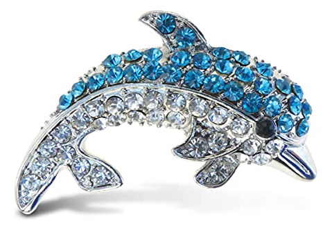 Imán Para Nevera Cota Global Dolphin Sparkling, Azul Y S