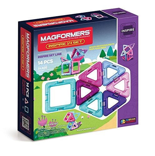 Magformers Inspire (14 Piezas) Conjunto De Bloques De Constr