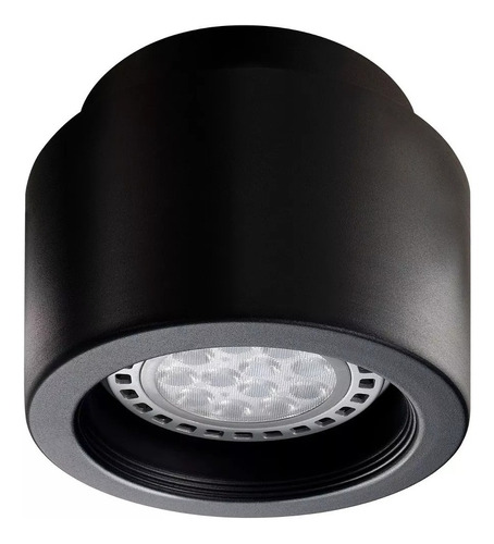 Plafon Spot  De Aplicar Monovolumen Ar111 C/ Led 12w Gu10