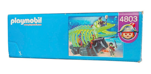 Imagem 2 de 6 de Playmobil 4803 Piratas Fantasma Esqueleto Baleia