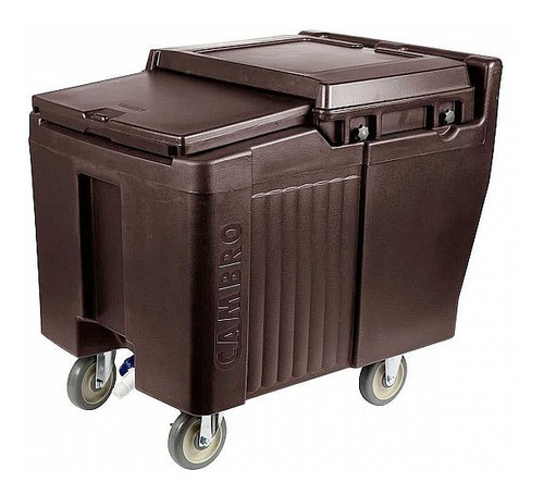 Carro Para Hielo 57 Kg Con Tapa Ruedas Polietileno Cambro H