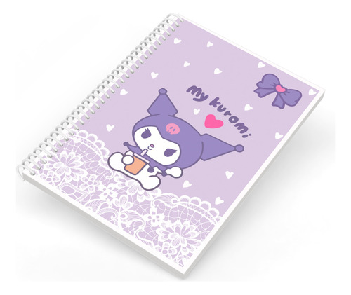 Cuadernola Kuromi A4 70 Hojas Notas Planner 