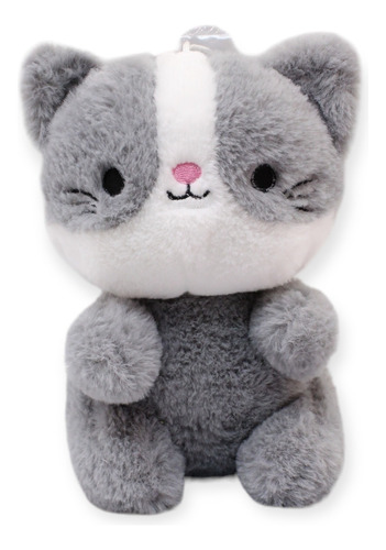 Peluche Gatito Gris Suave Chico Juguete Regalo Infantil 20cm