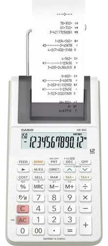 Calculadora Miniprint Casio Mod Hr-8rc  Con Papel  Garantia 