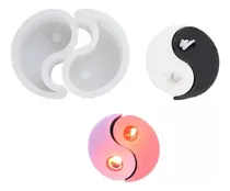 Comprar Molde De Silicona Molde Ying Yang Ideal Yeso, Velas, Resina