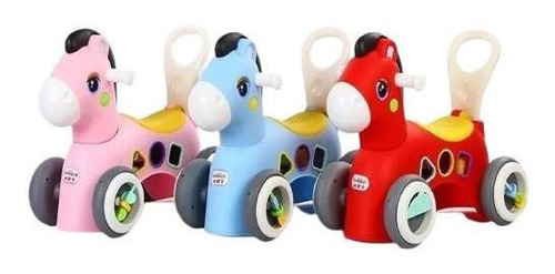 Imagen 1 de 6 de Correpasillo Caballito Montable Juego De Encastre Infantil