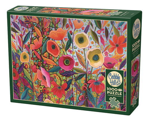 Rompecabezas Extravaganza Flores Colores 1000 Pz Cobble Hill