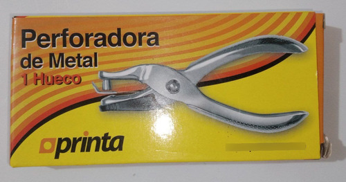 Perforadora 1 Hueco De Metal