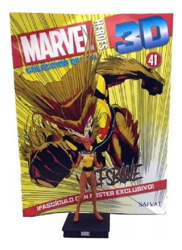 Figura Y Suplemento Wolfsbane Marvel Heroes 3d 41 Salvat