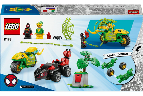 Lego Marvel Spin Y Electro: Duelo Vehículos Dinosaurio 11198 124 Lego Spidey