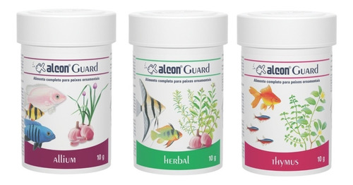 Alcon Guard Kit Ração Para Aquário - Allium Tymus Herbal 10g