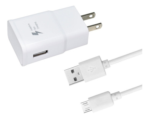 Imagen 4 de 7 de Combo Cargador 5v 2.0a Tipo V8 Carga Rapida Usb Datos Moss