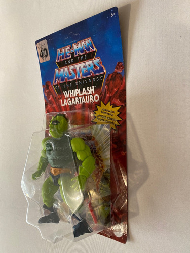 Whiplash Motu Origins Retro Mattel Wave 10 Lagartauro Unpunc (Usado)