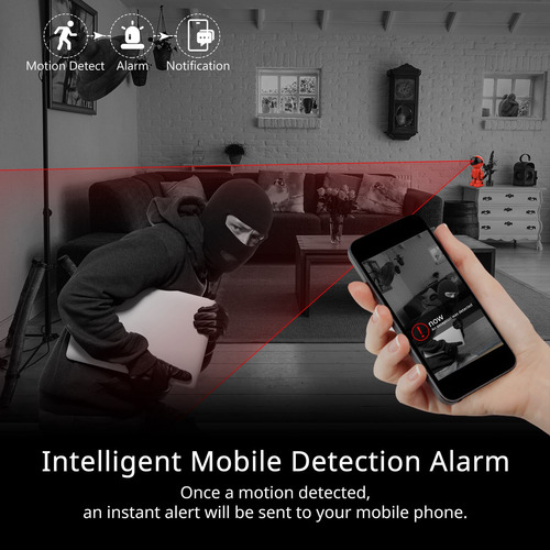 Cámara De Seguridad Wifi, Cámara Para Bebés/mascotas, Monito