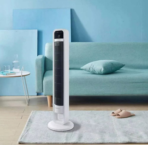 Pack 2 Ventiladores De Torre Omnibreeze 4 Velocidades Blanco