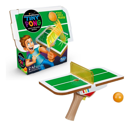 Juego Ping Pong Hasbro E31125730 Tiny Pong Board Luz Sonido 
