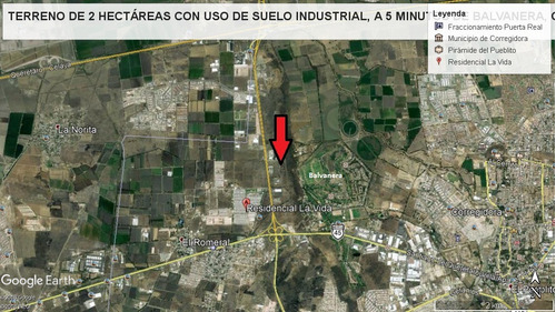 2 Hectáreas Con Uso Industrial, Corregidora, Qro. Am