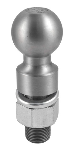 Curt 40086 Raw Acero Enganche De Remolque Ball, 25.000 Lbs, 