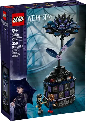 Lego® 76784 Wandinha Flor De Dália Negra 358 Lego Wednesday