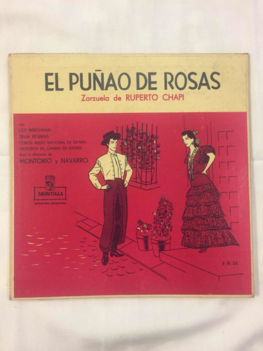 Disco Vinilo El Puñao De Rosas Ruperto Chapi Zarzuela Lp