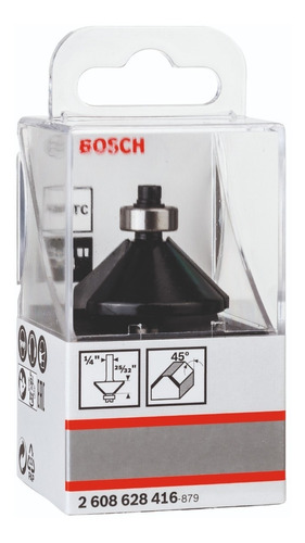 Fresa Viselar 45° 1/4  (6,35mm) Bosch 