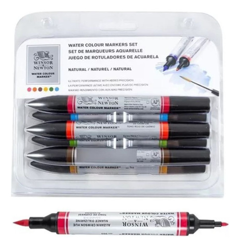 Marcadores Acuarelables X6 Winsor And Newton Outlet