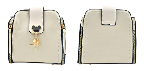 Bolso Con Correa De Mickey Disney Morral Cuero Regalo