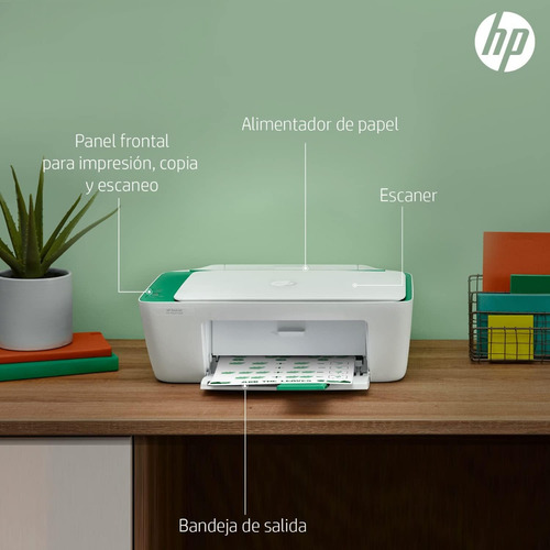 Impresora Hp Deskjet Ink Advantage 2375 Blanca Y Verde (Reacondicionado)