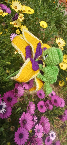 Flor Crochet Rapunzel