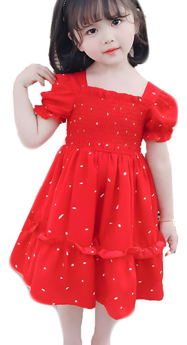 Vestido De Falda Corta Para Niñas Vestido De Princesa