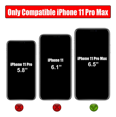 Funda Bateria Para iPhone 11 Pro Max 8500 Mah Ultradelgada