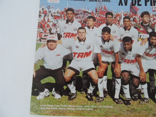 Poster Avulso Placar Xv De Piracicaba-sp E Jí-paraná-ro 1995 (Usado)