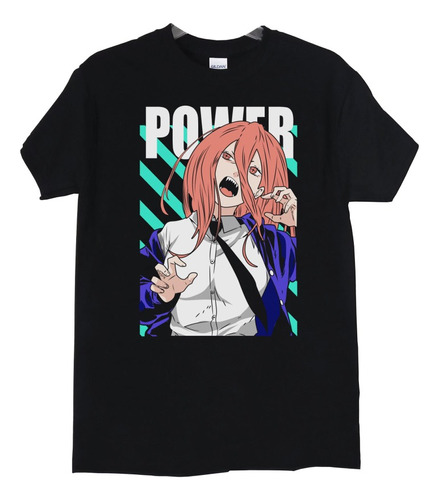 Polera Chainsaw Man Makima Power Anime Poleradicto