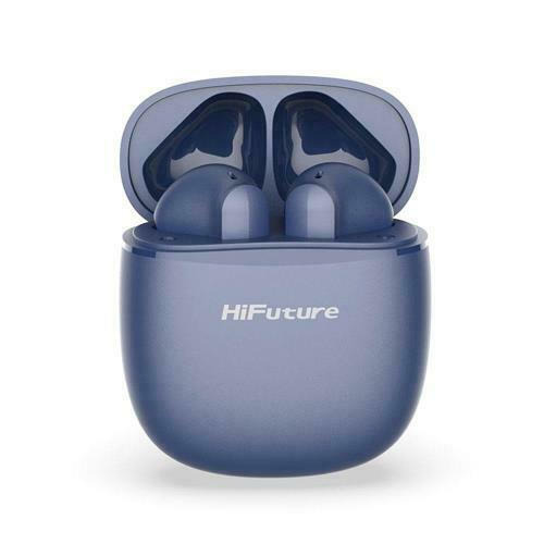 Auriculares in-ear inalámbricos HiFuture TWS ColorBuds azul con luz LED