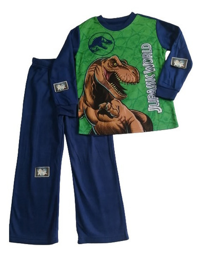 Pijama Térmica Jurassic World Original Importada Dinosaurios