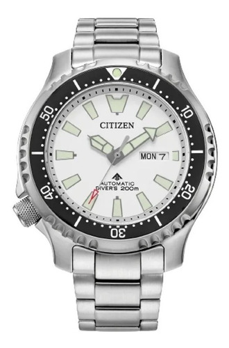 Citizen Automatic Promaster Fugu White Ny0150-51a . Dcmstore