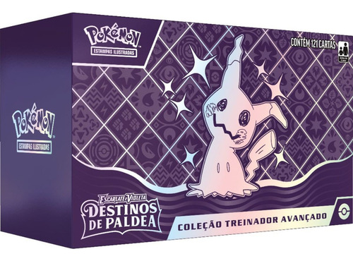 Box Pokemon Treinador Avançado Mimikyu Destinos De Paldea