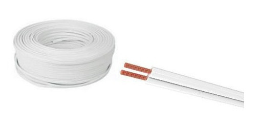 Cable Electrico Doble Spt 2x12awg 300v X 2mt Blanco