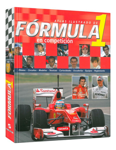Libro Pasta Dura Atlas Ilustrado De Fórmula 1 En Competición