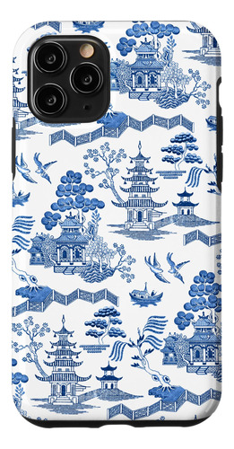 iPhone 11 Pro Vintage Chinoiserie Pagoda T B08q76545h_300324