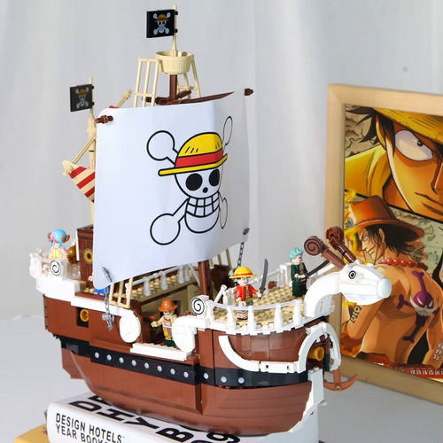 Moc Barco Bloques One Piece Thousand Sunny Going Merry Luffy 1484 One Piece