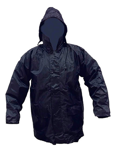 Campera De Trabajo Parka Impermeable Con Capucha