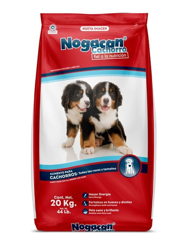 Alimento Para Perro Croquetas Nogacan Cachorro 20 Kg 